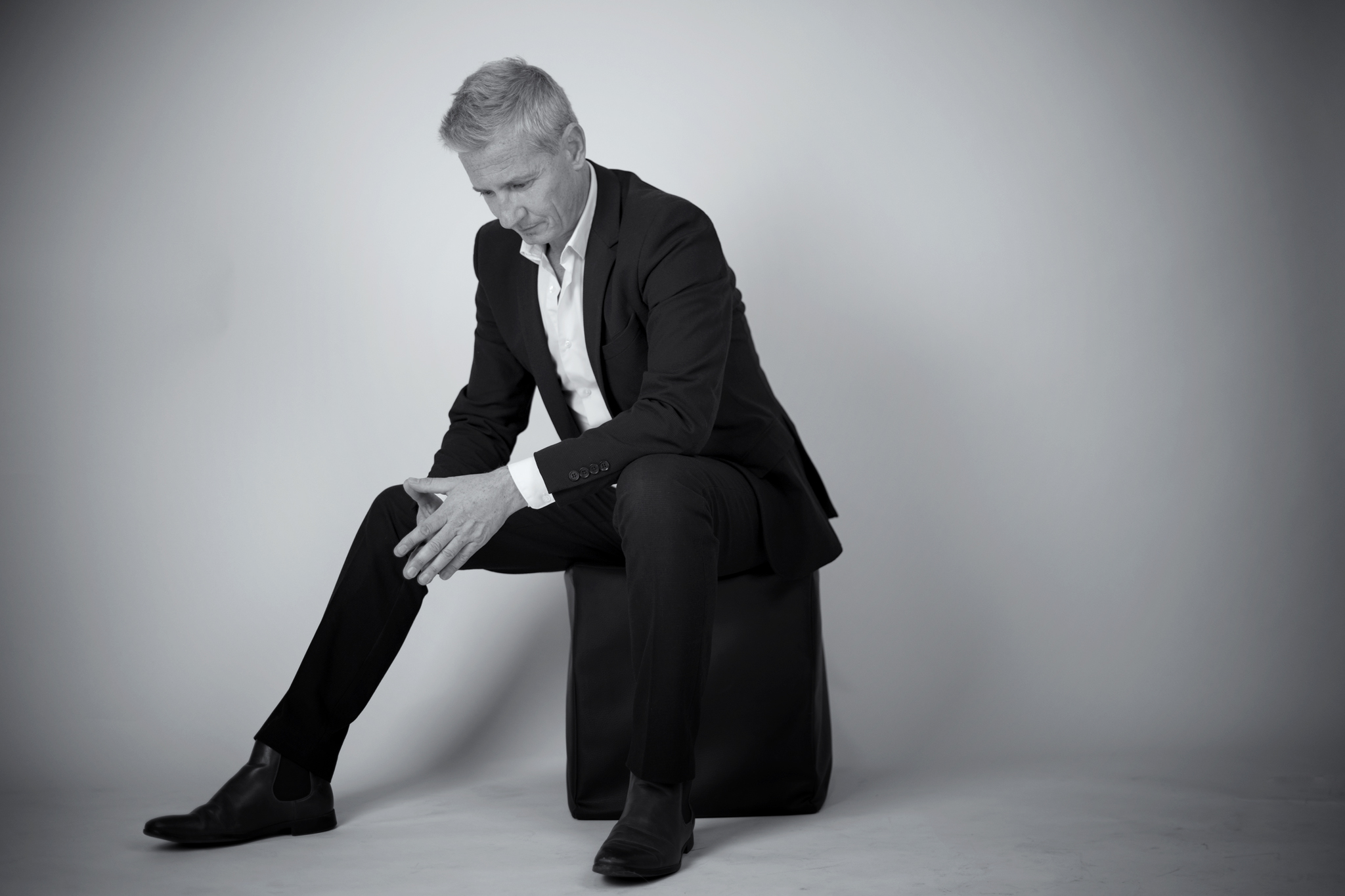 Michael Zuzanek auf der Bühne